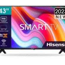 تلویزیون هایسنس مدل A4K سایز ۴۳ اینچ کیفیت Ultra HD 4K